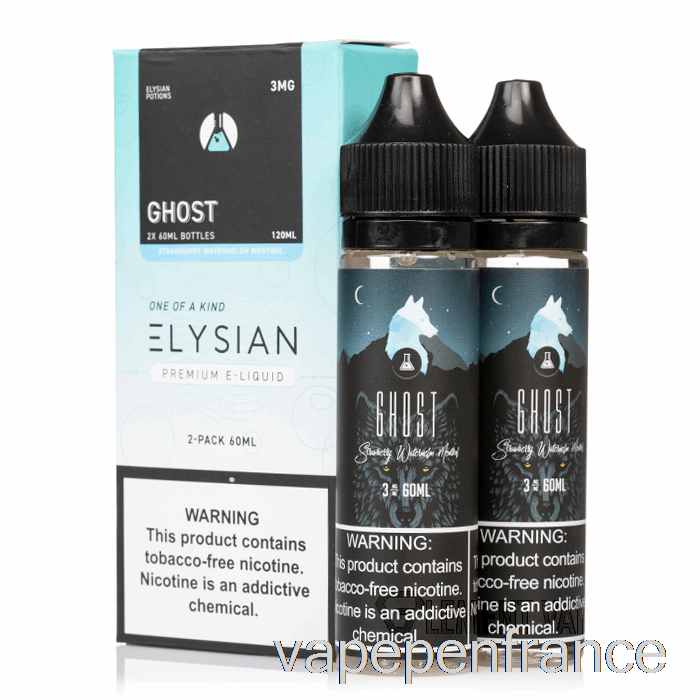 Fantôme - Laboratoires Elysées - Stylo Vape 120 Ml 0 Mg